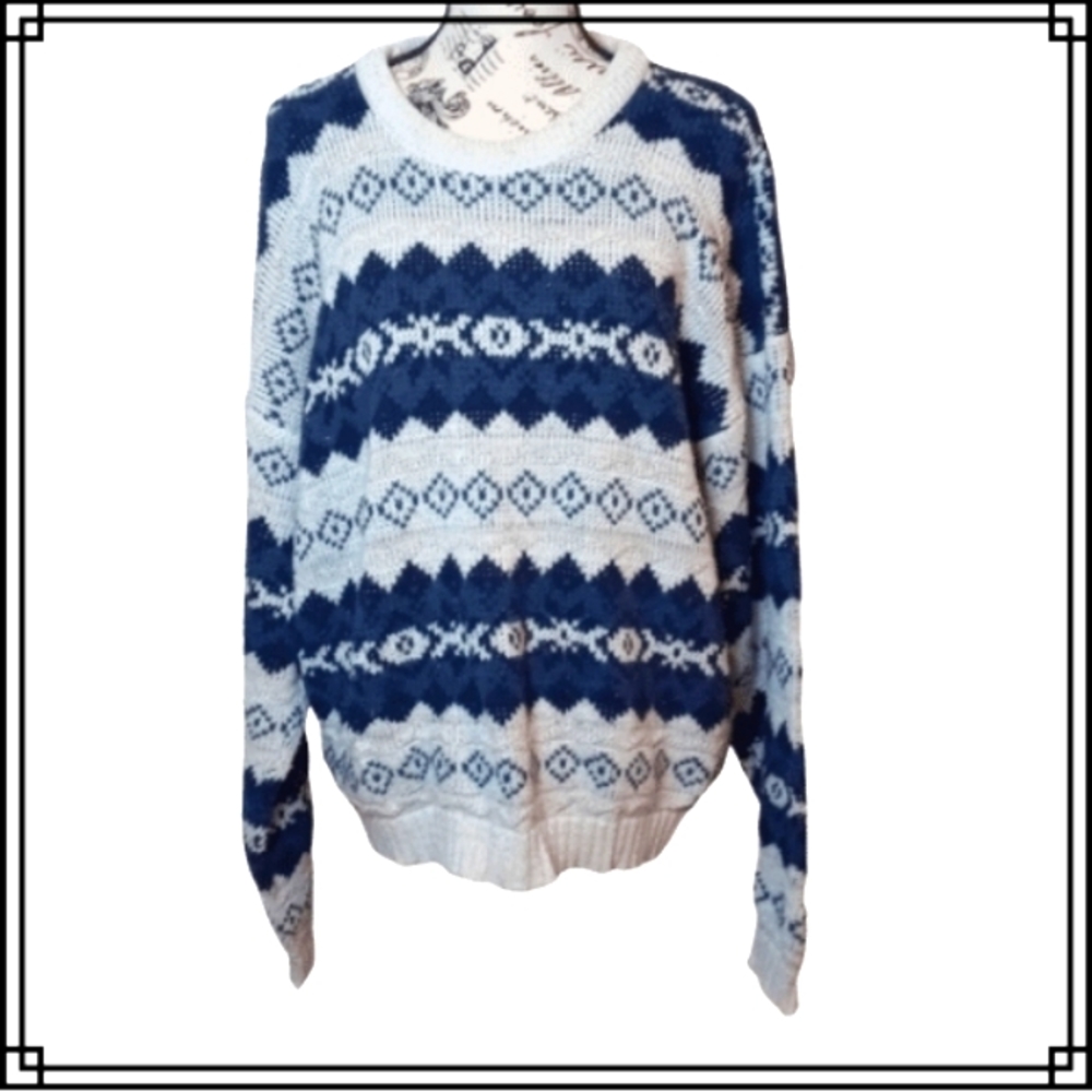 New Era Retro 80s 90s Slouchy Dad Sweater